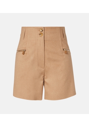 Max Mara Lola camel hair shorts