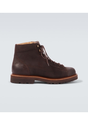 Brunello Cucinelli Leather lace-up boots