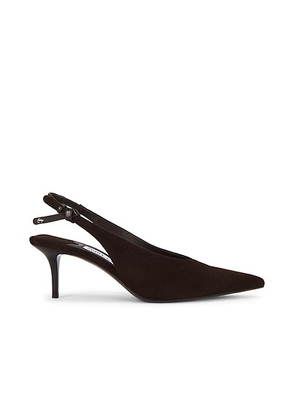 Jimmy Choo Suede Cami Heel in Chocolate - Chocolate. Size 41 (also in 38.5).