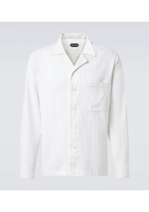 Tom Ford Striped cotton and silk shirt