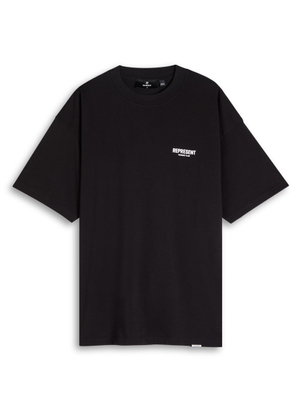 Represent Owners Club Logo Cotton T-shirt - Black - L