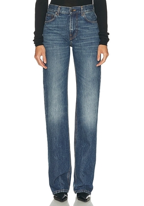 Haikure Star Straight Leg in Authentic Dark Wash - Blue. Size 24 (also in ).