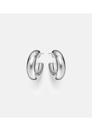 Jennifer Fisher Samira Micro rhodium-plated hoop earrings