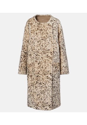 Toteme Printed shearling coat