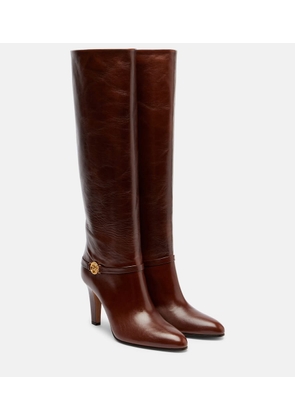 Chloe Eve 85 leather knee-high boots
