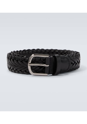 Giorgio Armani Braided leather belt