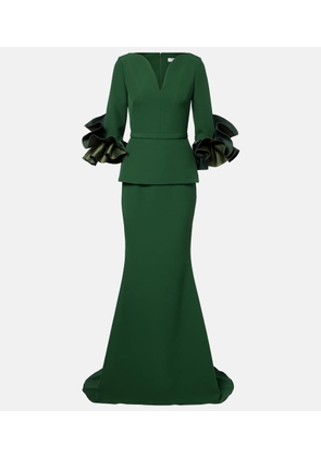 Safiyaa Clemenza crepe gown