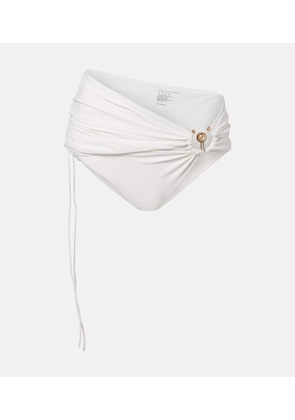Christopher Esber Orbit ruched bikini bottoms