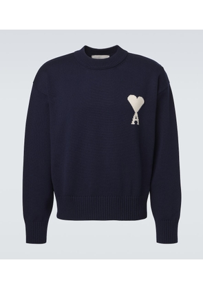Ami Paris Ami de Cour wool and cotton sweater