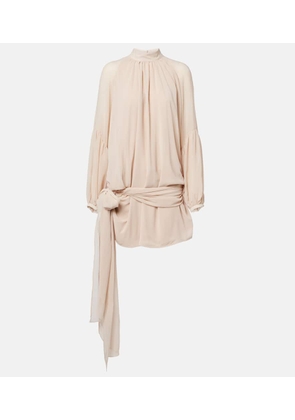 Rotate Tasha chiffon minidress