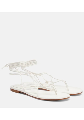 Gianvito Rossi Leather gladiator sandals