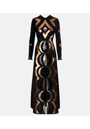 Pucci Sequined open-back gown