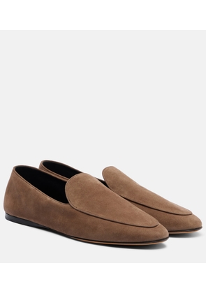 The Row Suede loafers
