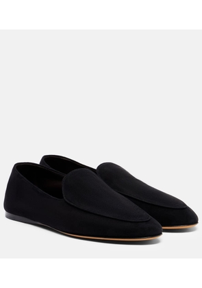 The Row Awar suede loafers