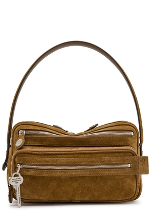 Acne Studios Camero Party Suede Shoulder bag - Brown - One Size