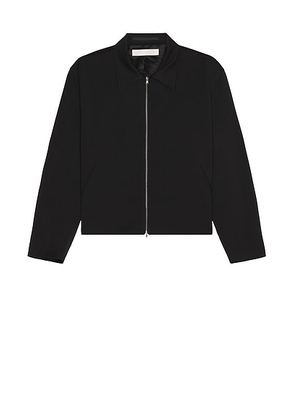 Our Legacy Mini Jacket in Black Worsted Wool - Black. Size 48 (also in 50, 52).