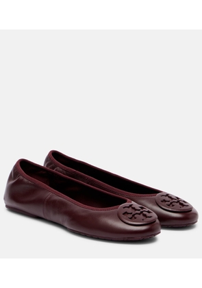 Tory Burch Reva Travel leather ballet flats
