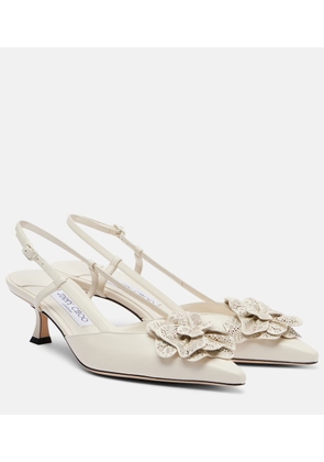 Jimmy Choo Mimmi 50 leather slingback pumps