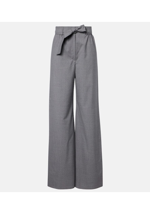 Max Mara Salpa virgin wool wide-leg pants