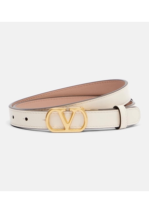 Valentino Garavani VLogo reversible leather belt