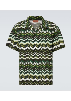 Missoni Zig Zag bowling shirt