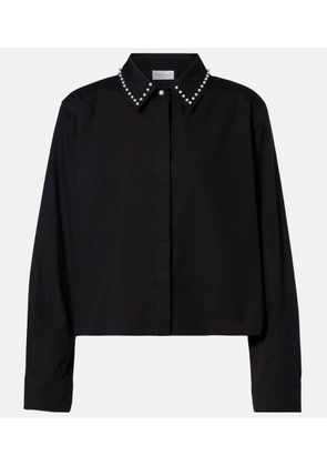Velvet Jocelyn beaded cotton poplin shirt