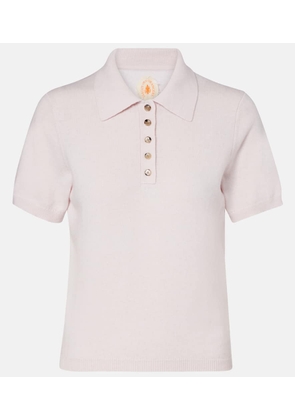 Jardin des Orangers Cotton and cashmere polo shirt