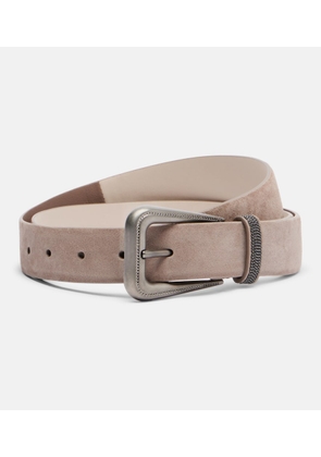 Brunello Cucinelli Suede belt