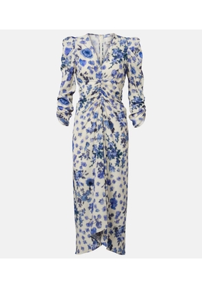 Isabel Marant Albini floral silk-blend midi dress