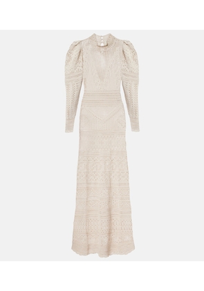 Isabel Marant Dione open-knit maxi dress