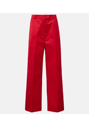 The Frankie Shop Brickell satin wide-leg pants