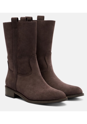 Aquazzura Cavaliere suede ankle boots