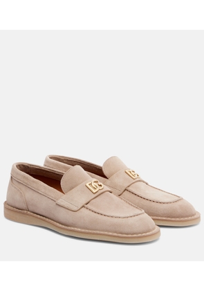 Dolce&Gabbana DG suede loafers