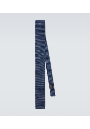Rubinacci Knitted silk tie