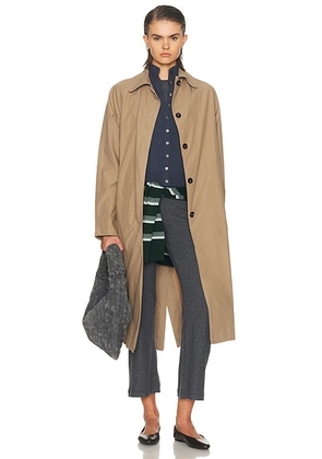 LESET Kyoto Car Coat in Birch - Beige. Size XS (also in ).