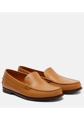 Tod's Studded leather loafers