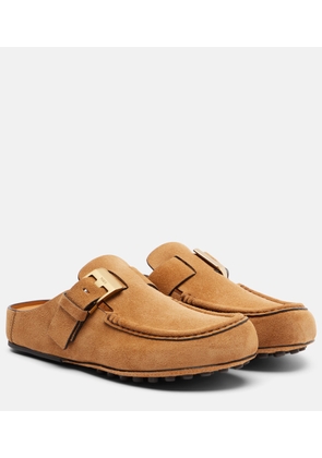Tod's Gommino suede mules