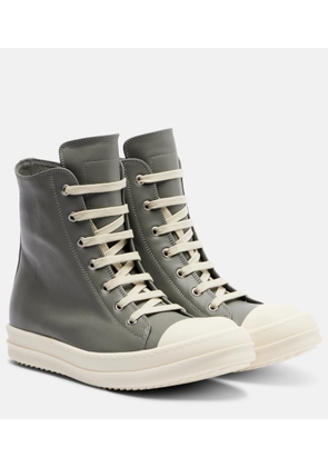 Rick Owens Leather high-top sneakers