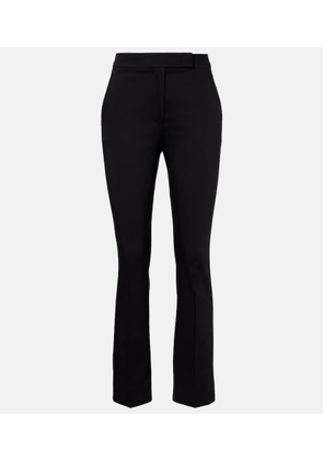 Max Mara Cotton-blend cropped slim pants
