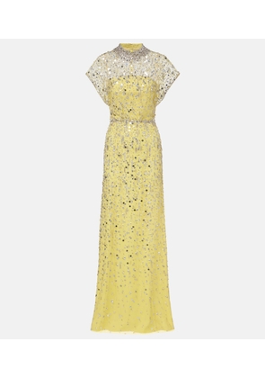 Jenny Packham Crystal Drop beaded gown
