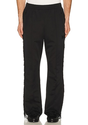 Needles Fringe Track Pant Tricot Jersey in Black - Black. Size L (also in M, S, XL).
