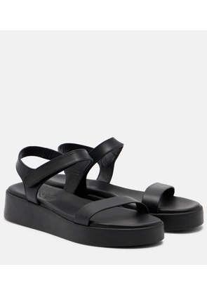 Ancient Greek Sandals Leather platform sandals