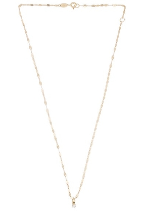 STONE AND STRAND Fairy Lights Diamond Choker in Gold & Diamond - Metallic Gold. Size all.