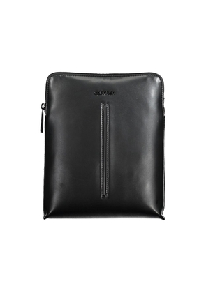 Black Polyester Shoulder Bag