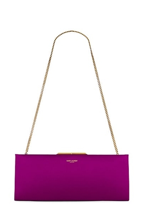 Saint Laurent Small Midnight Pochette in Purple - Purple. Size all.