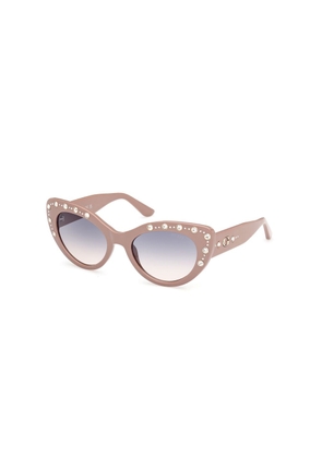 Guess Beige Resin Sunglasses