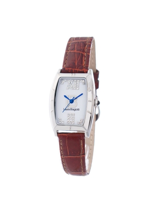 Laura Biagiotti Brown Leather Dress Watch