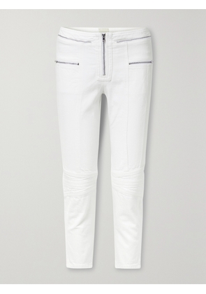 Isabel Marant - Loma Cropped Mid-rise Slim-leg Jeans - White - FR 34,FR 36,FR 38,FR 40,FR 42,FR 44