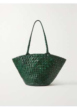 Dragon Diffusion - Egola Woven Leather Tote - Green - One size