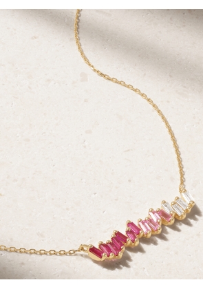 Suzanne Kalan - 18-karat Gold, Sapphire And Diamond Necklace - One size